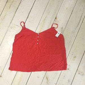 Cami Tank - 1/4 button